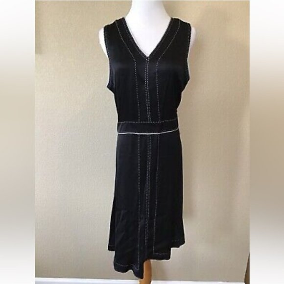 Banana Republic Dresses & Skirts - ⭐️Host Pick⭐️ BANANA REPUBLIC little black dress. Asymmetric front hem.